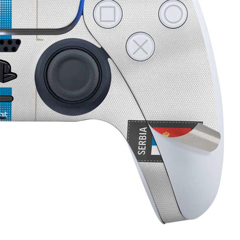 Serbia Soccer Flag PS5 Controller Skin